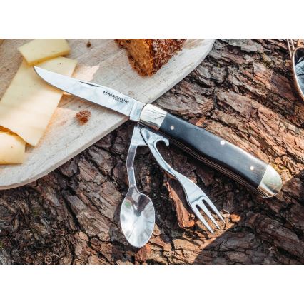 Böker - fickkniv med bestick Magnum Bon Appetite 18,7 cm pakka