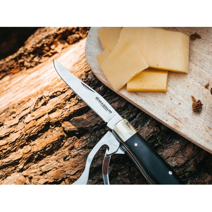 Böker - fickkniv med bestick Magnum Bon Appetite 18,7 cm pakka