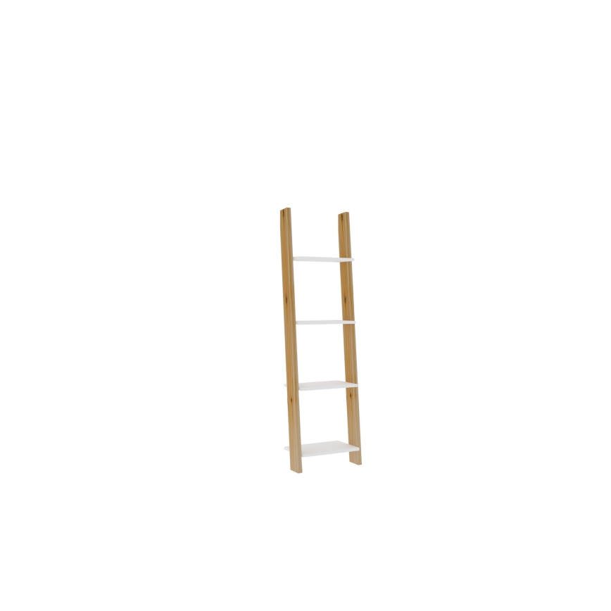 Bokhylla FAYKO 170x49 cm beige/vit