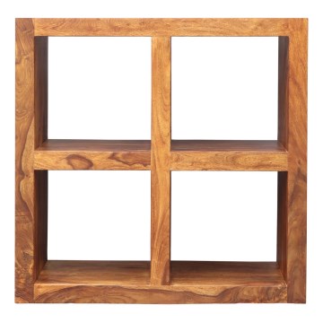 Bokhylla GANI 90x90 cm massivt trä/rosenträ