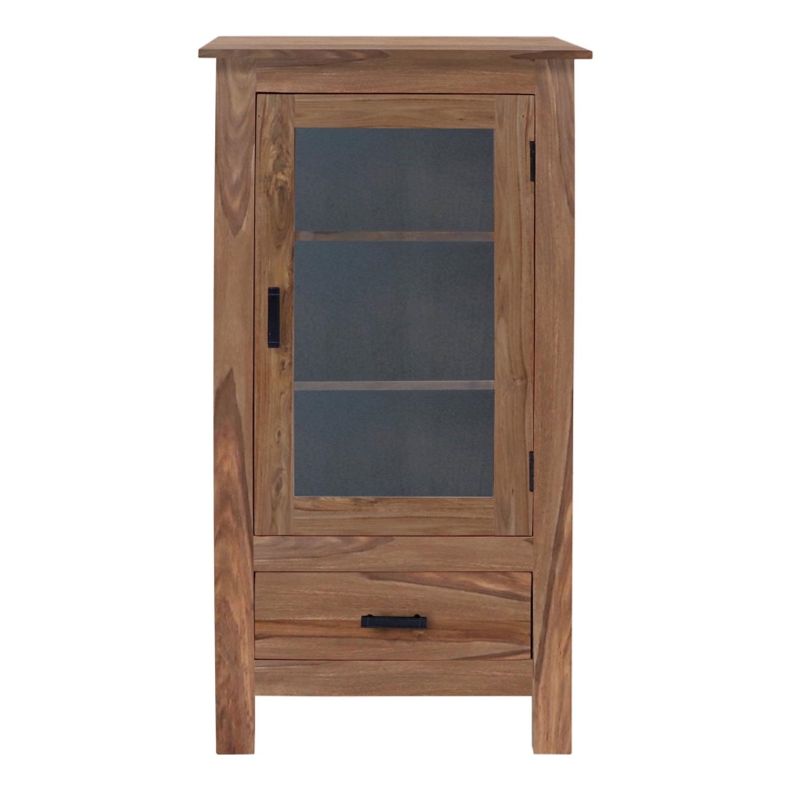 Bokhylla RAMI 120x60 cm massivt trä/rosenträ