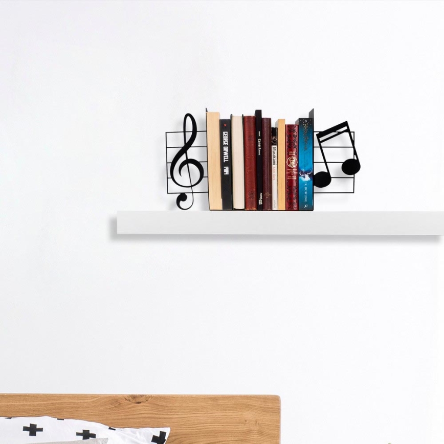 Bookstop 22x35,5 cm svart