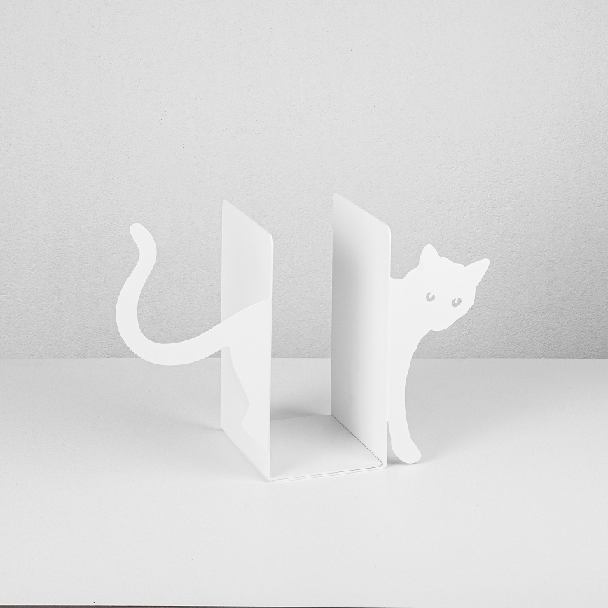 Bookstop 22x35 cm vit