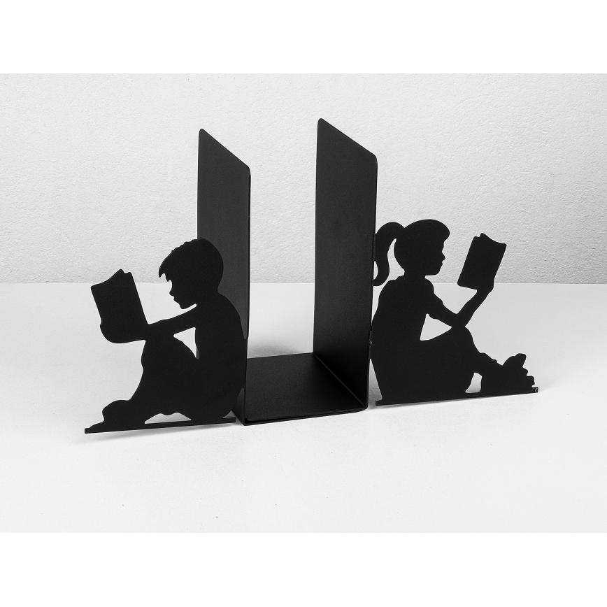 Bookstop 22x40,5 cm svart