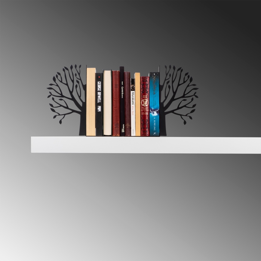 Bookstop 22x44 cm svart