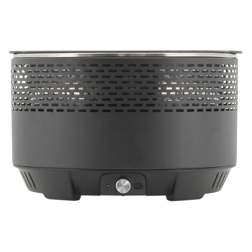 Bord kolgrill 4xAA/USB svart