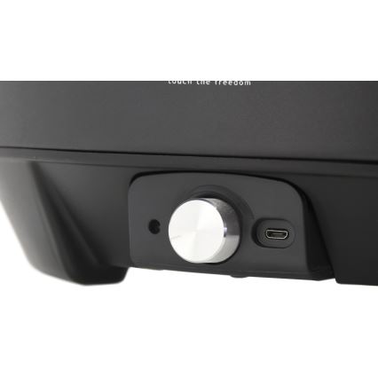 Bord kolgrill 4xAA/USB svart