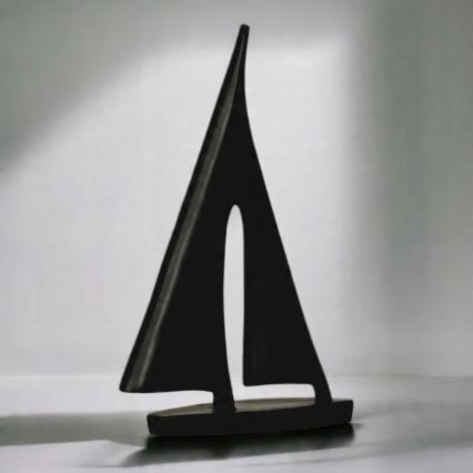 Bordsdekoration 28 cm harts/svart