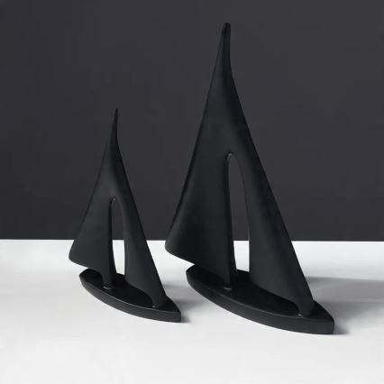 Bordsdekoration 28 cm harts/svart