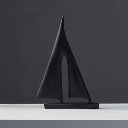 Bordsdekoration 28 cm harts/svart