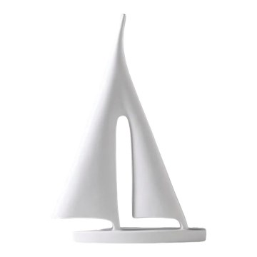 Bordsdekoration 28 cm harts/vit