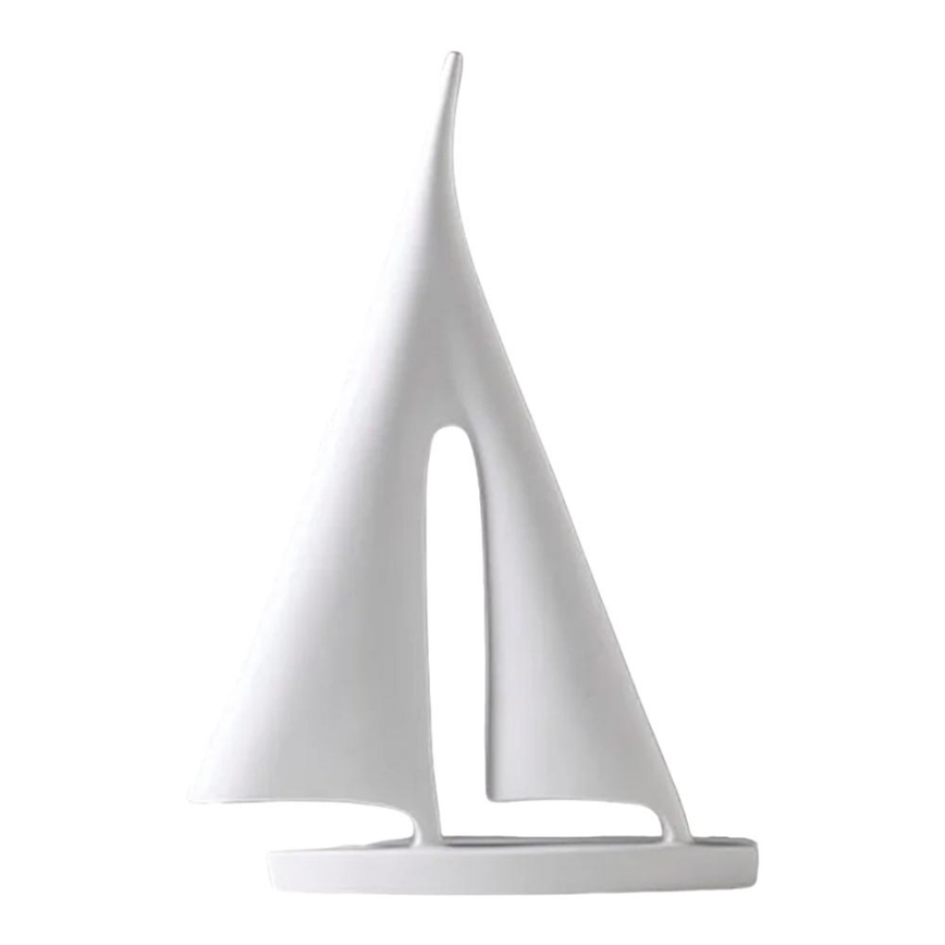 Bordsdekoration 28 cm harts/vit