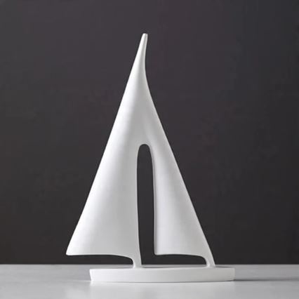 Bordsdekoration 28 cm harts/vit