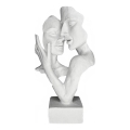 Bordsdekoration 29x9x17 cm harts/vit