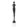 Bordsdekoration 43 cm harts/svart