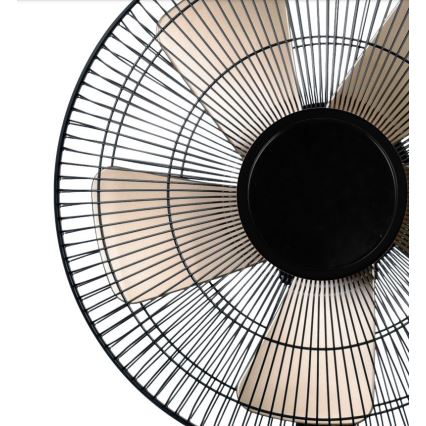 Bordsfläkt 40W/230V diameter 35 cm svart/guld