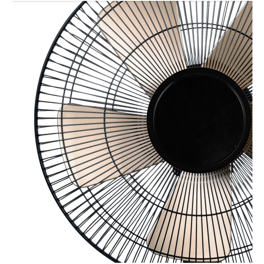 Bordsfläkt 40W/230V diameter 35 cm svart/guld
