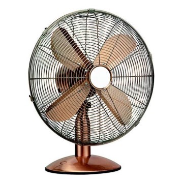 Bordsfläkt 50W/230V diameter 30 cm koppar