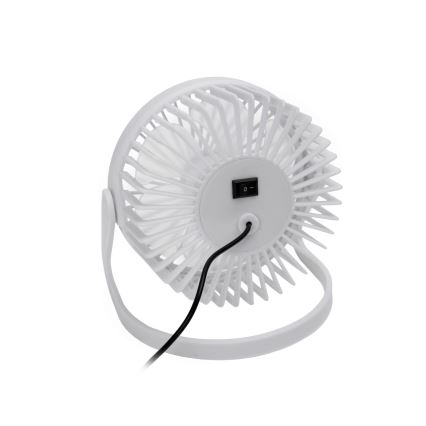 Bordsfläkt USB Ø 15 cm vit
