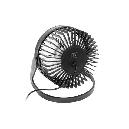 Bordsfläkt USB Ø 15 cm svart