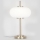 Bordslampa 1xE14/3W/230V vit/mässing
