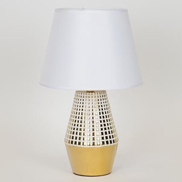 Bordslampa 1xE14/40W/230V vit/guld