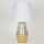 Bordslampa 1xE14/40W/230V vit/guld