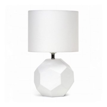 Bordslampa 1xE27/25W/230V vit
