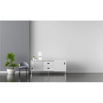 Bordslampa  1xE27/25W/230V vit 