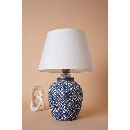 Bordslampa 1xE27/40W/230V blå