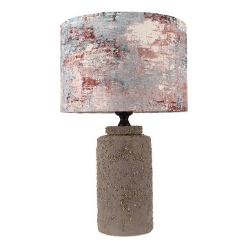 Bordslampa 1xE27/40W/230V brun/färgrik