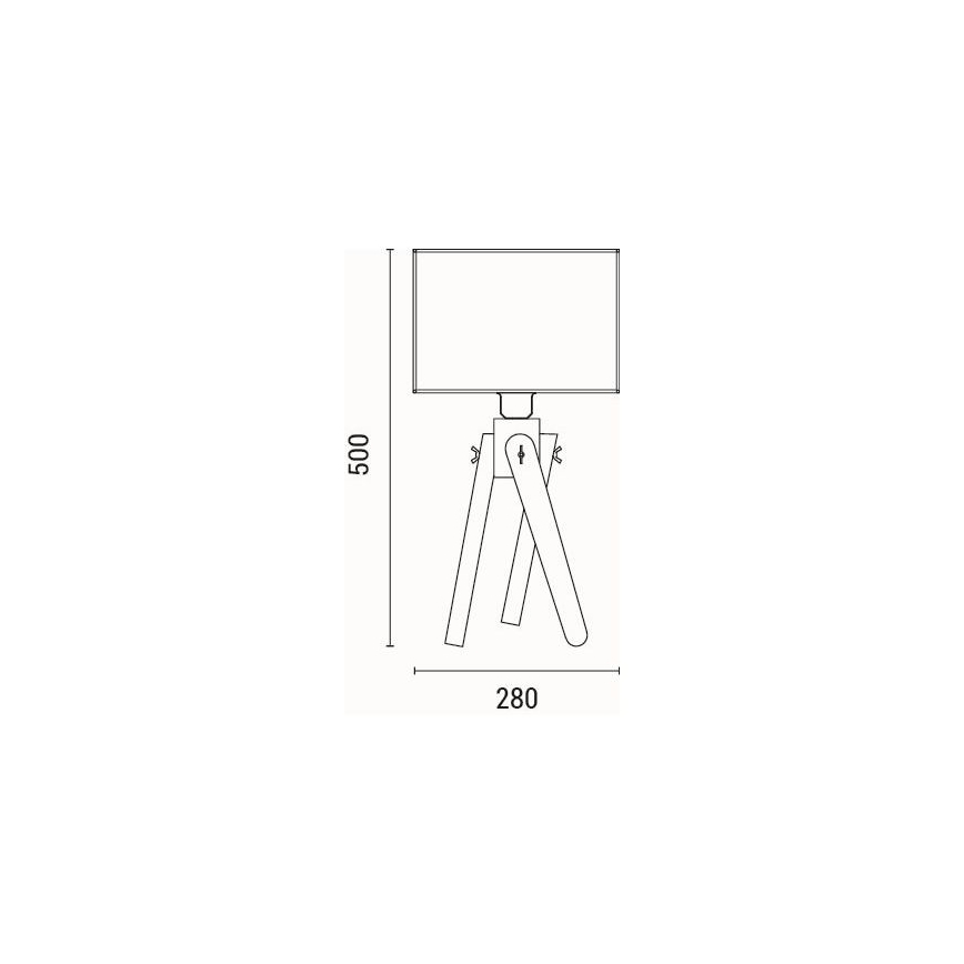 Bordslampa 1xE27/40W/230V