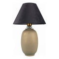 Bordslampa 1xE27/40W/230V svart/beige