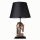 Bordslampa 1xE27/40W/230V svart/guld