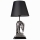 Bordslampa 1xE27/40W/230V svart/silver