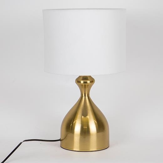 Bordslampa 1xE27/40W/230V vit/guld
