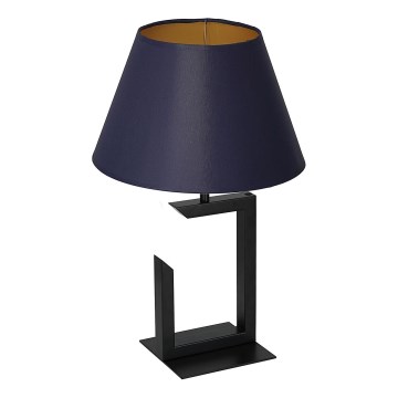 Bordslampa 1xE27/60W/230V 45 cm blå/guld