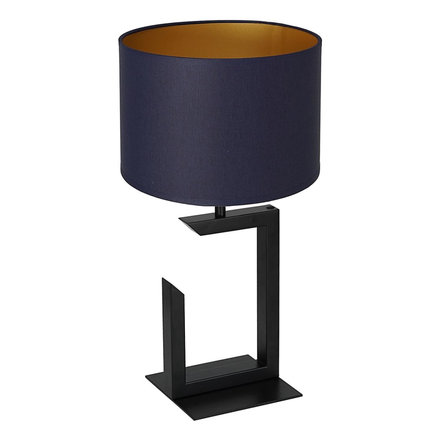 Bordslampa 1xE27/60W/230V 45 cm blå/gyllene