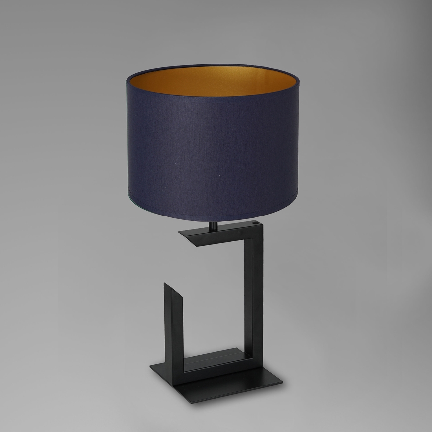 Bordslampa 1xE27/60W/230V 45 cm blå/gyllene