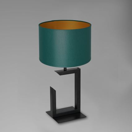 Bordslampa 1xE27/60W/230V 45 cm grön/gyllene