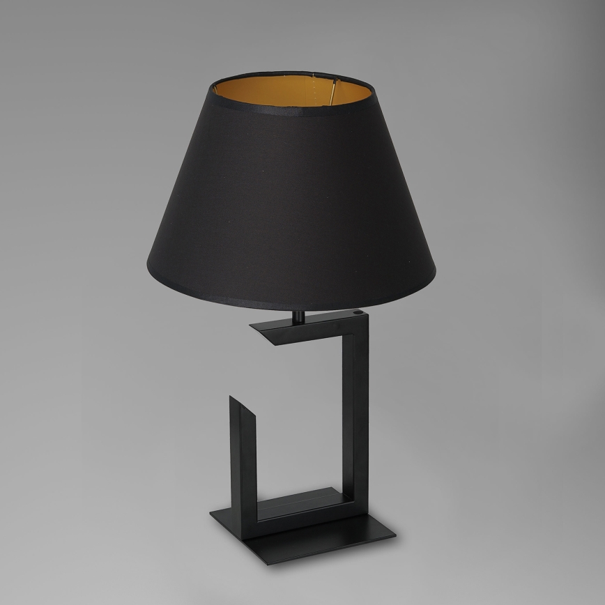 Bordslampa 1xE27/60W/230V 45 cm svart/gyllene