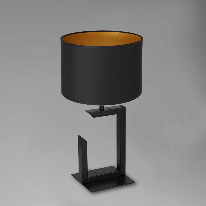 Bordslampa 1xE27/60W/230V 45 cm svart/gyllene