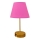 Bordslampa 1xE27/60W/230V rosa/koppar
