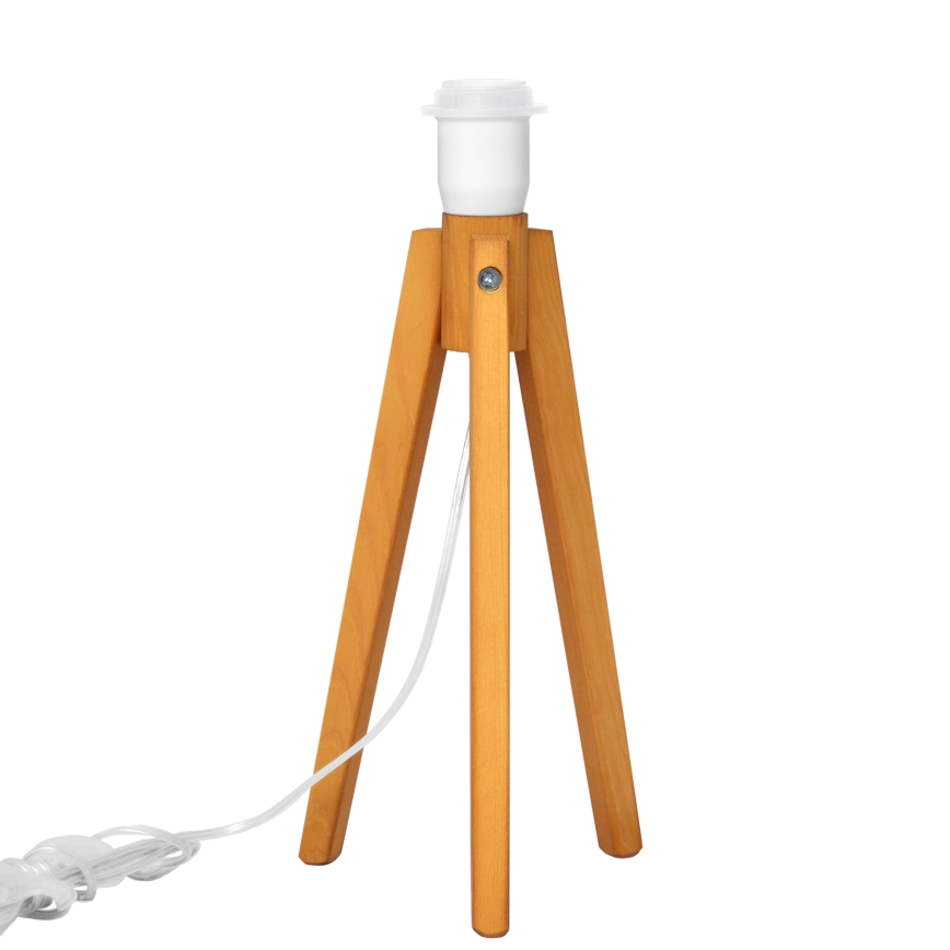 Bordslampa ALBA 1xE27/15W/230V grädde/ek