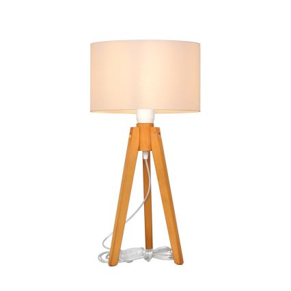 Bordslampa ALBA 1xE27/15W/230V vit/ek