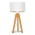 Bordslampa ALBA 1xE27/15W/230V vit/guld/ek