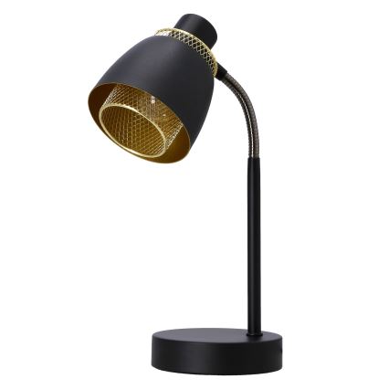 Bordslampa ALEKSANDRIA 1xE14/40W/230V svart/guld