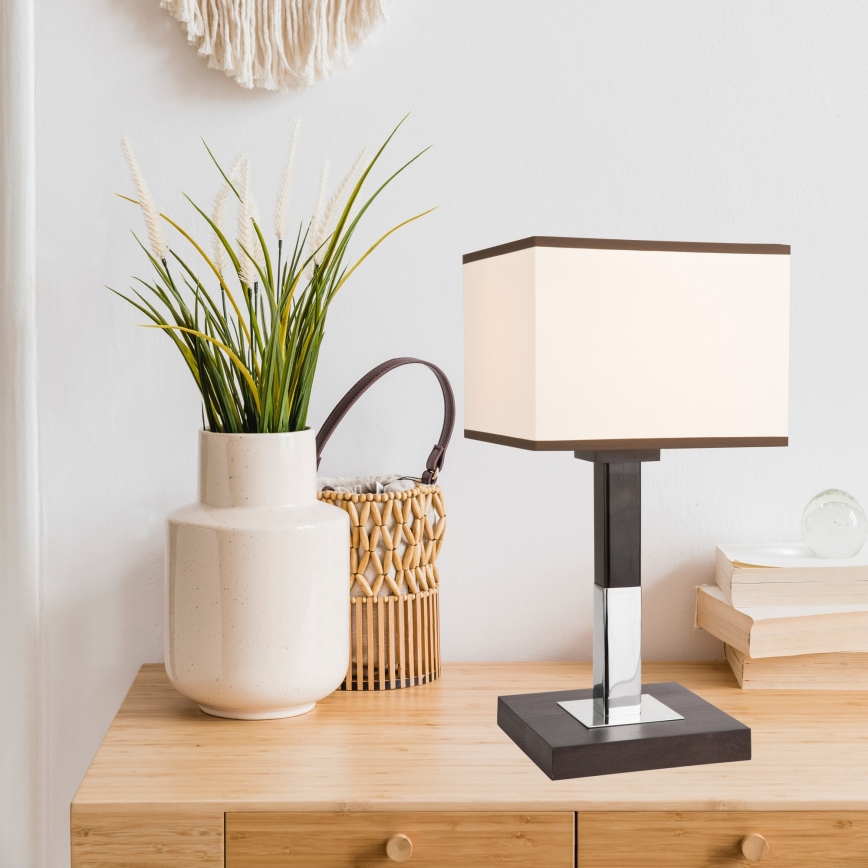 Bordslampa AMELIA 1xE27/60W/230V - FSC certifierade
