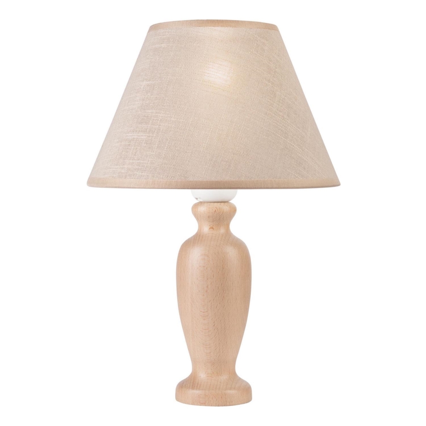 Bordslampa AMFORA 1xE27/60W/230V beige/bok