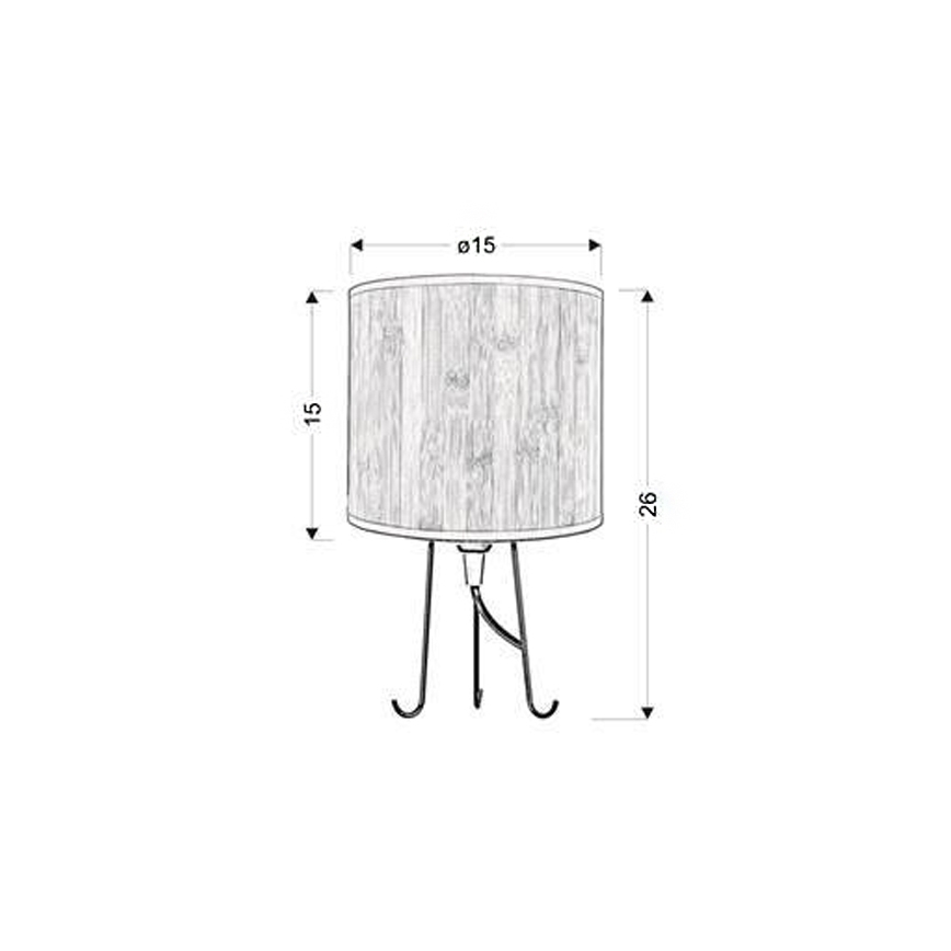 Bordslampa  ApåRA 1xE14/40W/230V ek